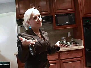 Sexy blonde teen licked and pounded hard