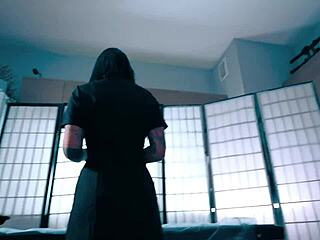 the sexy nurse in latex helped with the semen analysis