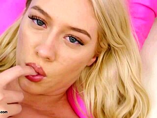 Blonde Beauty With Teen 18+ Spirit Shows Her Sexy Body