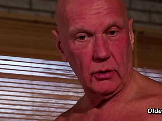 Grandpa Massages and Fucks Stunning Blonde Teen 18+