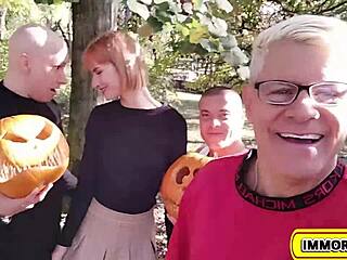 dan's betrayal dolly dyson's pussy gets fucked by his buddies in double penetration creampie