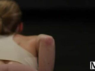 Fit Yoga MILF Barbie Rides College Stud's Hard Cock.