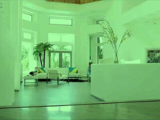 I'm a beauty brunette girl masturbating my shaved pussy on the bed.