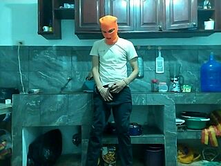 i watch this 25-year-old stud go from soft to hard, jerkin’ in the kitchen while waitin’