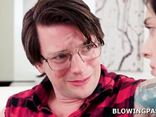 practicing blowjob with my stepdad's cock? 'yes, daddy, teach me how to gag on it'