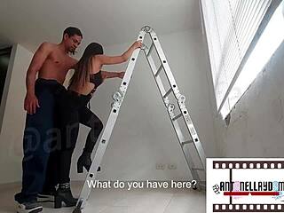 ugh, i’m banging the painter while hubby ain’t here!