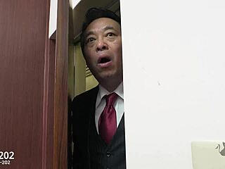 Secretary Caught Masturbating At Office Desk