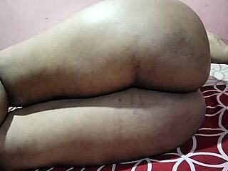 I watch my mother-in-law get fucked hard in her big ass, her tits bouncing wildly