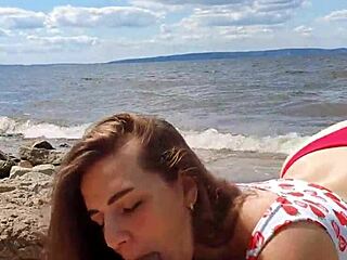 Beautiful River Blowjob by CristallGloss in Stunning 4K Vertical