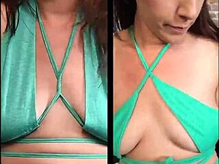 Trying out this confusing green outfit for the first time