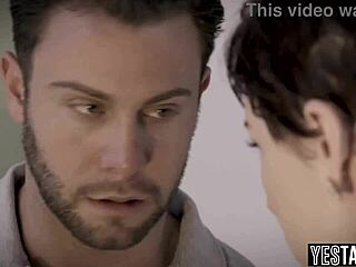 Big boobs milf nurse fucks paralyzed patient's husband on bed