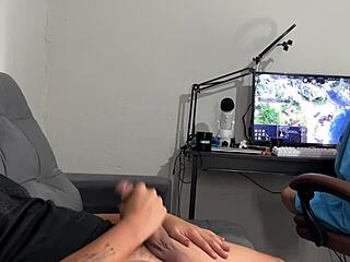 caught him jerking off while gaming, what do you think i did?