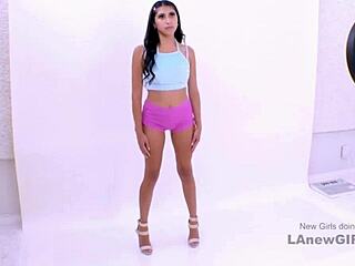 Sexy latina gets fucked in modeling audition?