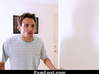 I caught my stepsister sneaking in and made her suck me off!