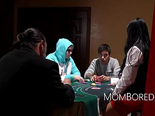 She says, 'free use this hot croupier,' fucking in the casino