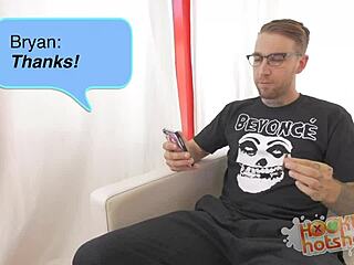 rough stud just makes lil whore stevie foxx gag like crazy on set