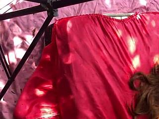 Does little slut beg for cock with dirty talk?