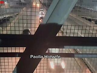 Paolla hotwife fucks big black cock outdoors