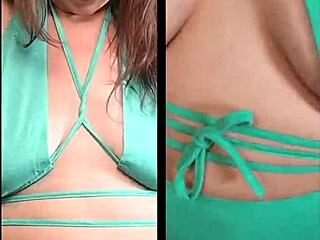 Trying out this confusing green outfit for the first time