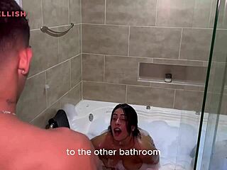 Curvy Latina milf gets pounded in jacuzzi by young 18+ stud.