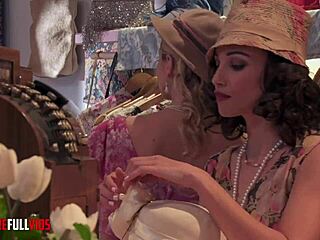 Beautiful women enjoy lesbian threesome together