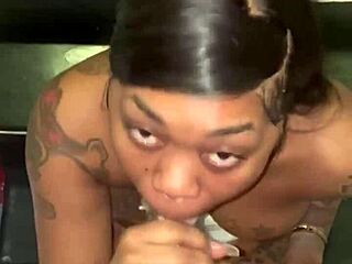 Sucking Shoe Plug Wildly in Front of Fridge for Sloppy Fun