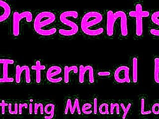 Melany lopez gives intense internal exam