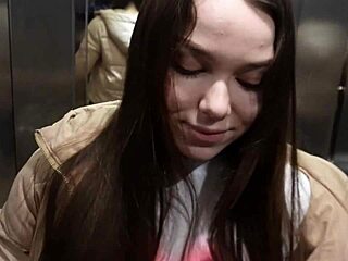 Fucked His New Roommate In The Mouth With Petite Brunette Babysitter