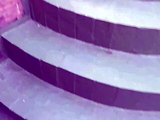 guy in feminine clothing fucks busty latina brunette's pear-shaped ass with monster cock