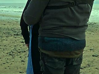 Rough domination on beach!