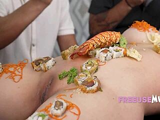 Freeuse Asian Chef Serves Herself As Dessert!