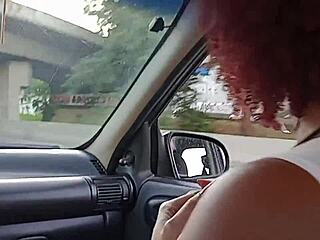 Behind Cameras, BBW Flashes on Beach!