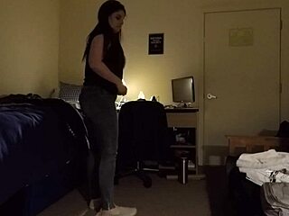 Busty milf caught on cam, spying on her curvy body. Drop a comment if you like!