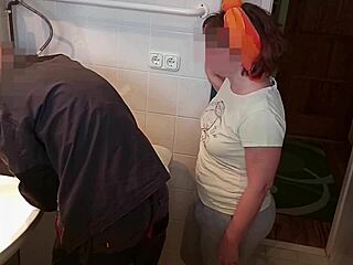 repairman fucks wife while husband sleeps 😏