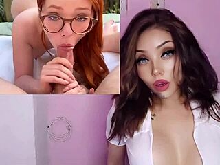 Hermosa chica inocente con lentes y tatuajes, quieres cogerme muy caliente?