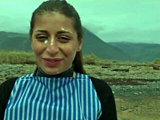 Rough domination on beach!