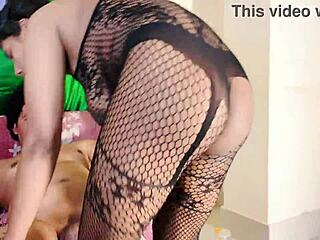 Wife lets husband fuck her step sister in 3some.