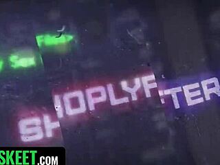 Petite Thief Caught Stealing Vibrator Gets Punished With Blowjob And Cum On Tits Outdoors