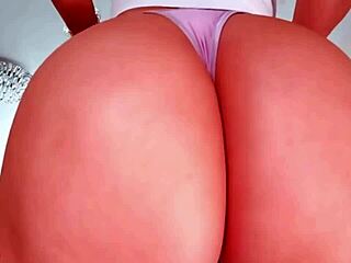 Oiled booty bounces sensually on dildo ride 😘