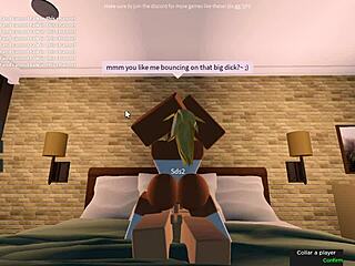 Roblox Slut Sucks and Fucks Massive Cock Hard