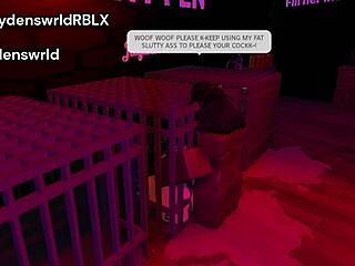 Monster black cock pounds obedient girl locked in cage