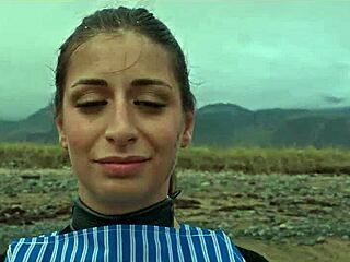 Rough domination on beach!