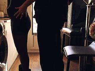 Morning erection, i take my cock out behind step mother in law at cafe