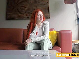 did the redhead ace her interview after rough sex with the casting agent?