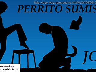 Mistress commands pet transformation in Spanish JOI