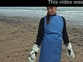 Rough domination on beach!