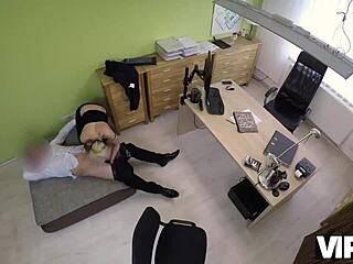 what if an agent calls lussy sweet for a meeting but she surprises him at the office