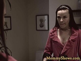 amazing stepmom straponfucking cute teen 18+s with natural tits