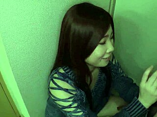 reika seto gives a blowjob to her dedicated guy.