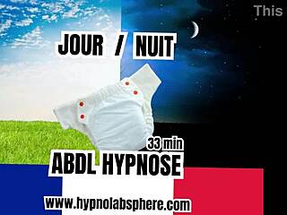 French ABDL hypnosis helps accept wearing diapers in immersive session.